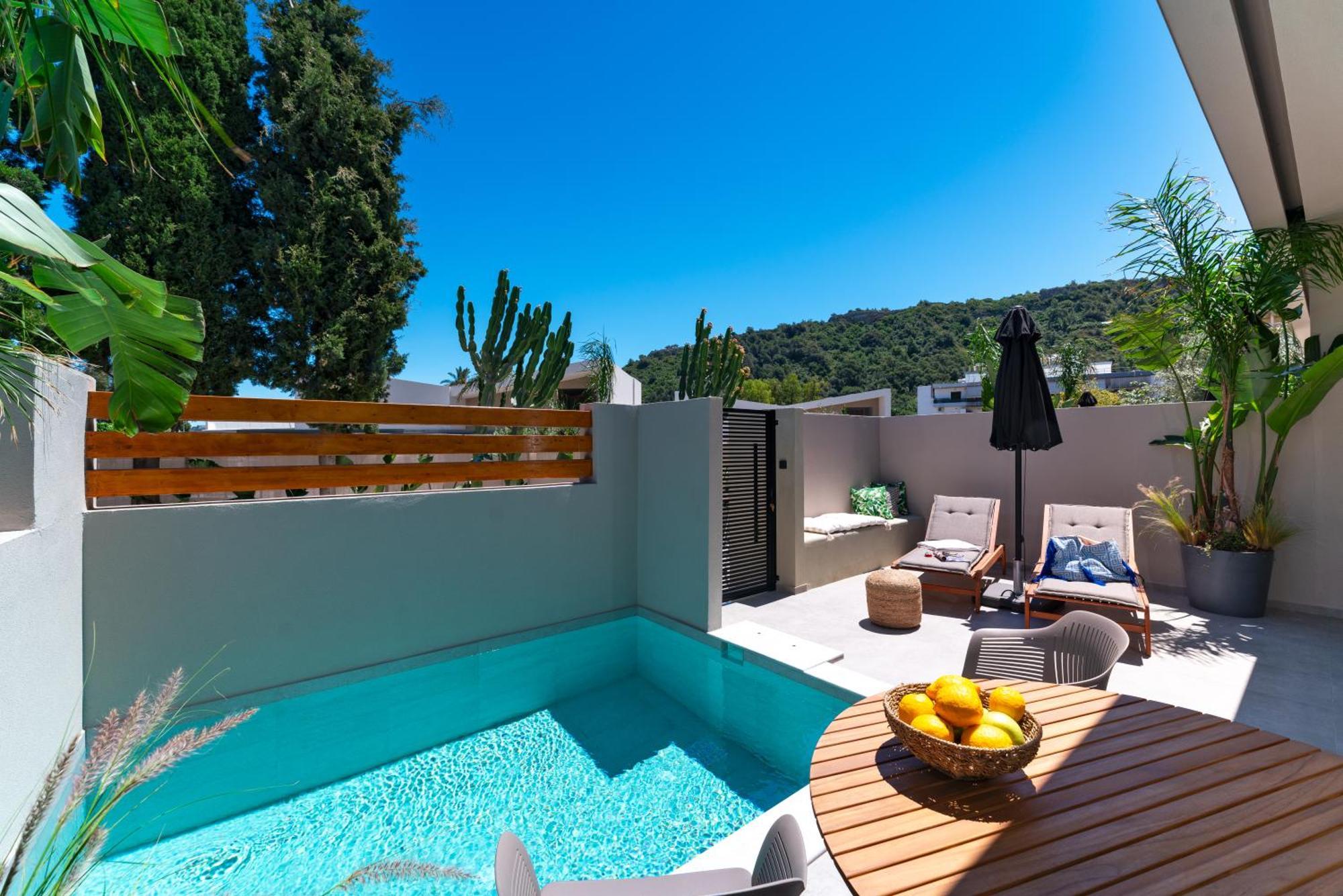 Afesou Suites Ialysos  Dış mekan fotoğraf